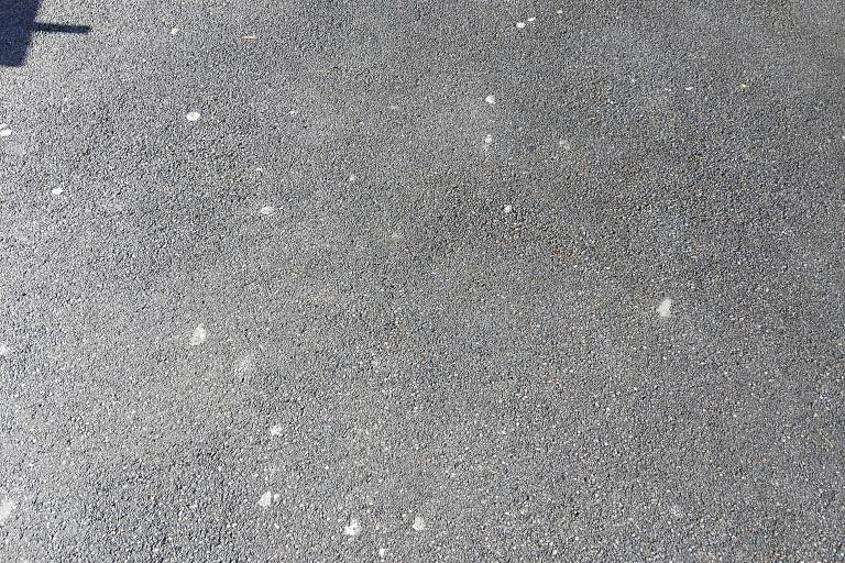 A street in Ivybridge covered in chewing gum.