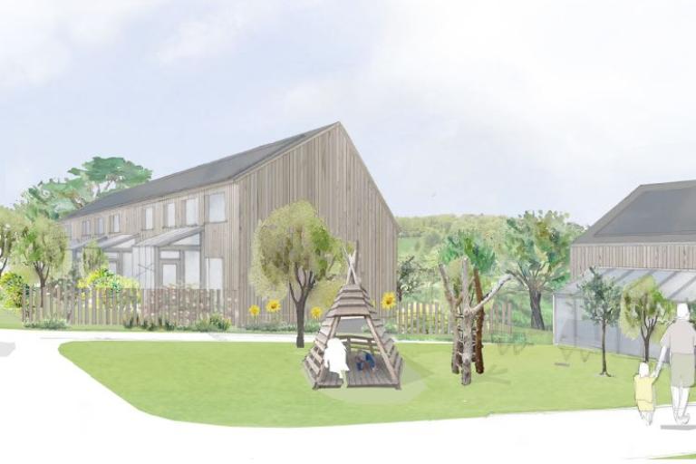 artist impression of housing development